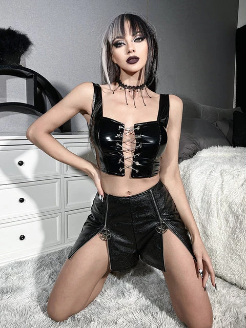 ALTERBABE NEW Sin With Me Pentagram Shorts