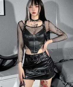 ALTERBABE NEW Law Breaker Corset Top