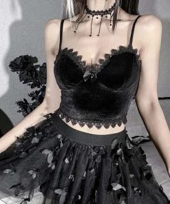 ALTERBABE NEW Sincerely Soulless Velvet Top