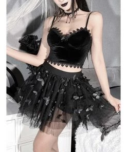 ALTERBABE NEW Sincerely Soulless Velvet Top