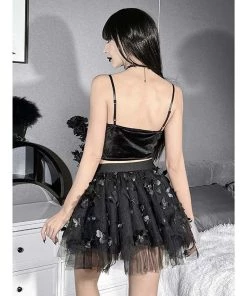 ALTERBABE NEW Sincerely Soulless Velvet Top