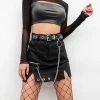 AlterBabe Chain Me Up Mini Skirt CLOTHING