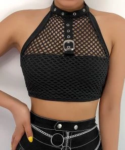 ALTERBABE Caged Encounter Crop Top CLOTHING